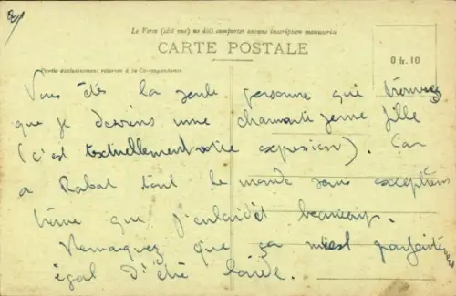 CPA Scenes et Types, Le Laboureur