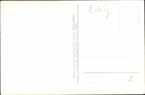 Ak Raben Rabenstein im Fläming, Burg Rabenstein, Bergfried