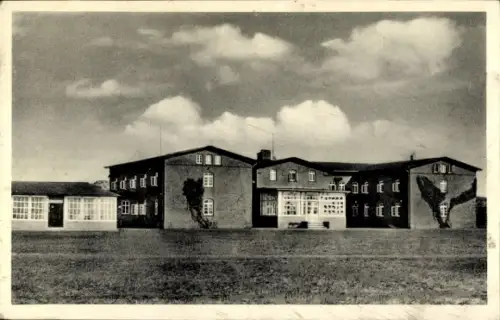 Ak Nordseebad Langeoog Ostfriesland, Schwarz-Weiß-Foto eines Gebäudes, keine Personen, keine Hake