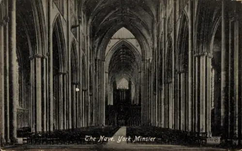 PC York Yorkshire England, The Nave, Minster