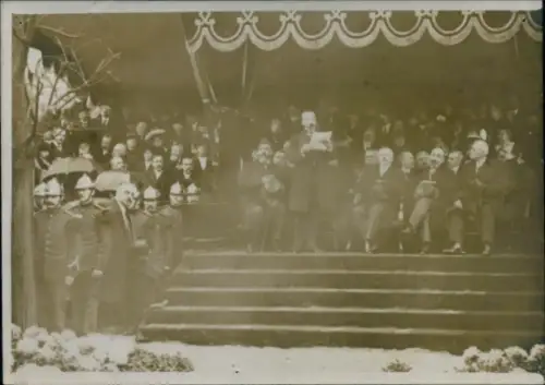 Foto Bourg la Reine Hauts de Seine, Denkmalsweihe, Andre Theuriet