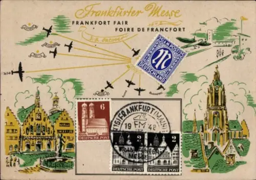 Künstler Ak Frankfurt am Main, Frankfurter Messe