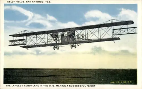 Ak San Antonio Texas USA, Kelly Fields, Largest Aeroplane in the US