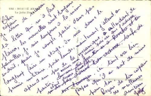 Ak Junge Araberin in Tracht, Maghreb