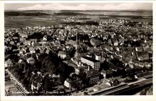 Ak Schwenningen am Neckar, Fliegeraufnahme