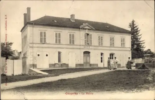 Ak Coupvray Seine et Marne, Mairie