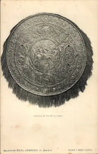 Ak Madrid, Königliche Waffenkammer, Schild von Felipe III, 1590