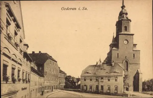 Ak Oederan Sachsen, Kirche