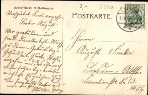 Ak Apolda in Thüringen, Schötener Promenade, Brücke