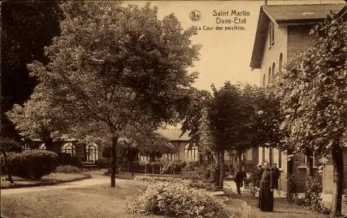 Ak Saint Martin Dave Etat Wallonien Namur, Teilansicht