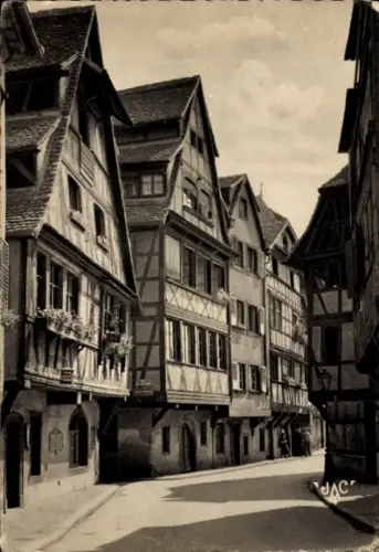 Ak Strasbourg Straßburg Elsass Bas Rhin, Rue du Bain