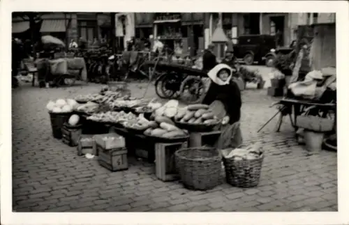 Foto Ak København Kopenhagen Dänemark, Händlerin, Markt