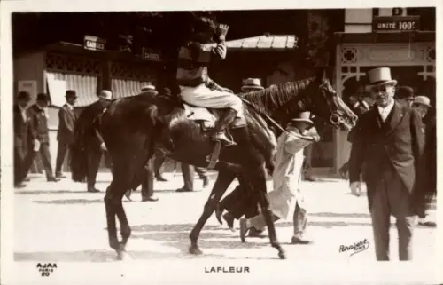Ak Rennpferd Lafleur, Jockey