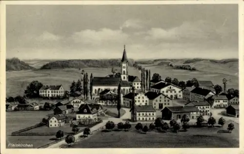Ak Pleiskirchen in Bayern, Gesamtansicht