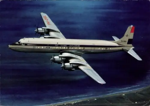 Ak KLM Royal Dutch Airlines, Douglas DC-7C, Flugzeug