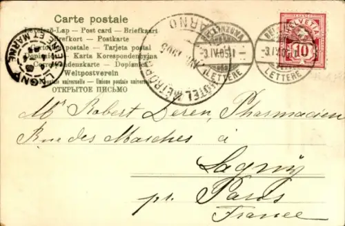 Ak Schweizerische Tracht, Frau mit zwei Eimern, Porträt