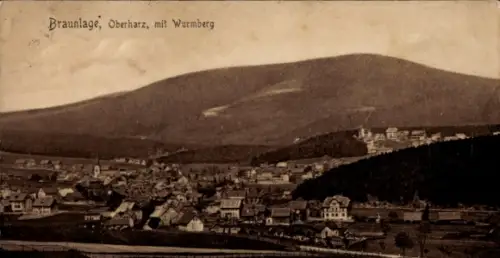 Ak Braunlage im Harz,  Oberharz, Wurmberg, Landschaft, 