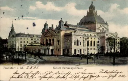 Ak Frankfurt am Main, Neues Schauspielhaus