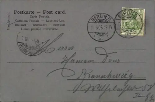 Handgemalt Ak Glückwunsch, Pfingsten, Maikäfer