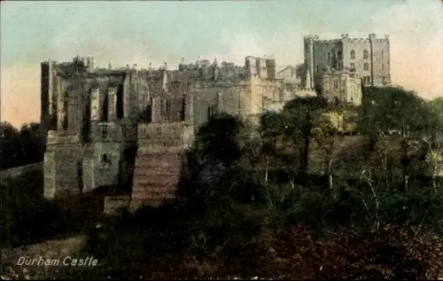 Ak Durham North East England, Durham Castle