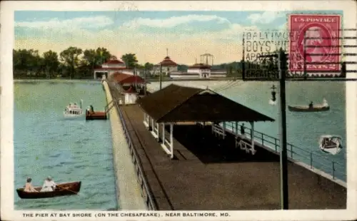 PC Baltimore, Maryland, USA, Pier, Bay Shore