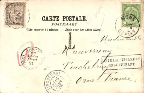 CPA Mons Wallonie Hainaut, Grand' Place