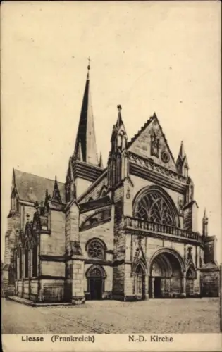 Ak Liesse Notre Dame Aisne, N.-D. Kirche