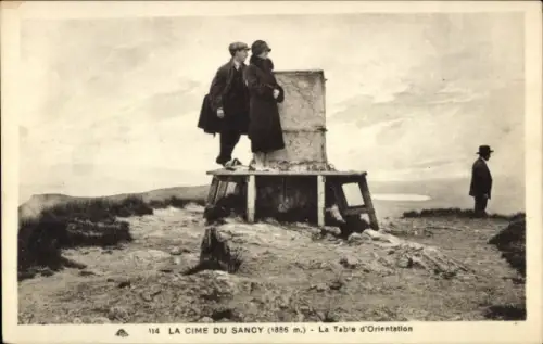 Ak Puy de Sancy Puy-de-Dôme, Cime du Sancy, Table d'Orientation