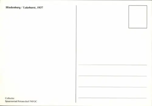 Ak Brennendes Luftschiff Hindenburg, Zeppelin