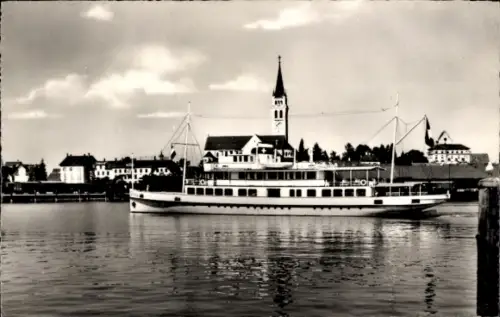 Ak Romanshorn Kanton Thurgau, Ausflugsschiff