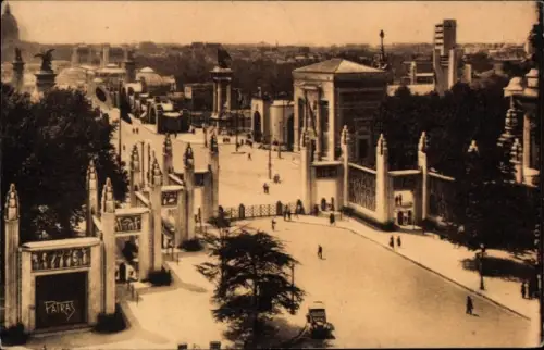 Ak Paris, Kunstausstellung 1925, Haupteingang