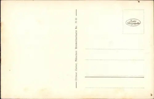 Ak München, Isar, Gesamtansicht