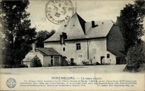 CPA Mariembourg Couvin Wallonie Namur, Le vieux moulin
