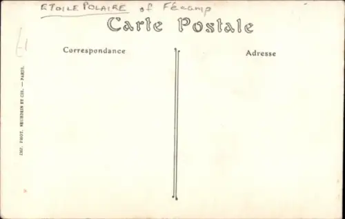 CPA Fécamp Seine Maritime, Terre Neuve sortant da Port