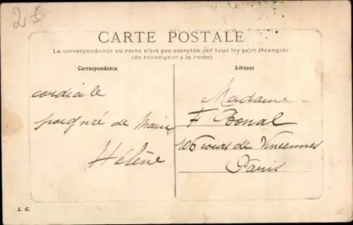 Präge Passepartout Ak Cherbourg, Le Phare