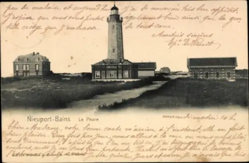 CPA Nieuport Bains Nieuport Flandre occidentale, La Phare