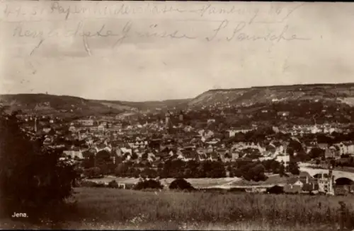 Ak Jena in Thüringen, Blick auf  Landschaft, Stadtansicht, 