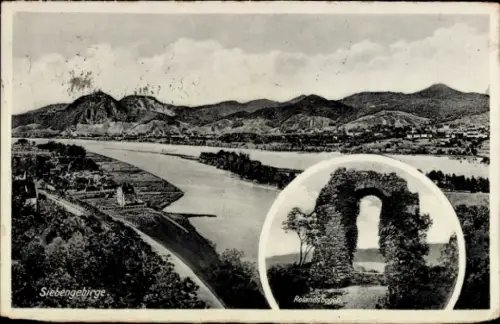 Ak Rolandseck Remagen am Rhein, Rolandsbogen, Gesamtansicht