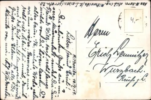 Studentika Künstler Litho Studenten trinken Bier, Studentenleben