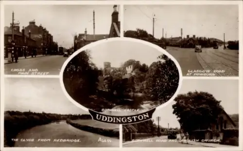 PC Uddingston Scotland, Cross and Main Street, Glasgow Road, Castle