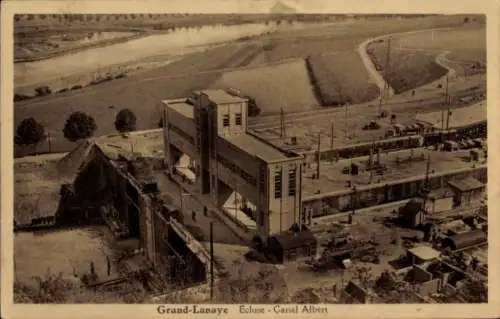 CPA Grand-Lanaye Wallonie Liège, Ecluse Canal Albert