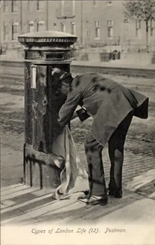 Ak London City England, London Life, Postman
