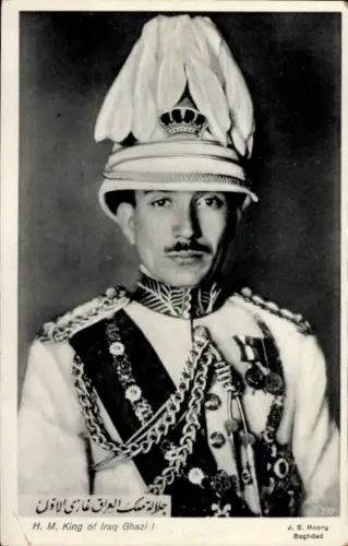 Ak Ghazi I. König des Irak