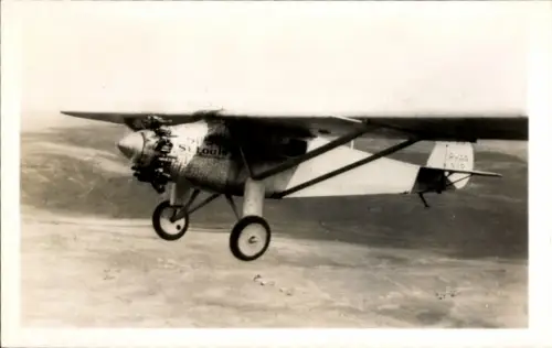 Foto Ak Flugzeug, Eindecker, St. Louis