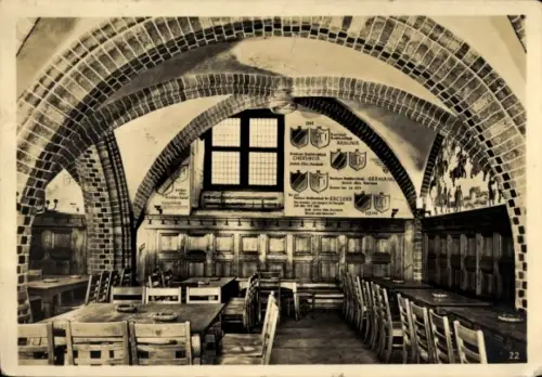Ak Wrocław Breslau Schlesien, Schweidnitzer Keller im Rathaus