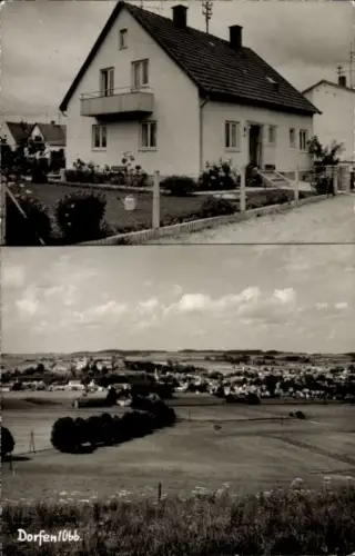 Ak Dorfen in Oberbayern, Gesamtansicht, Wohnhaus