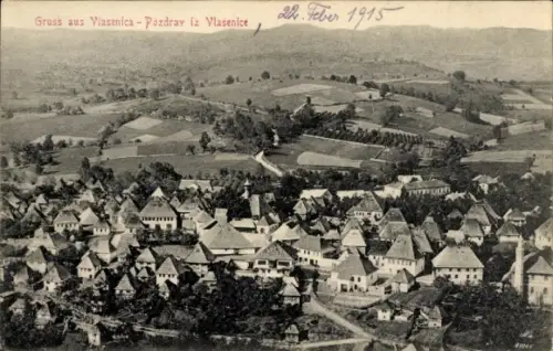 Ak Vlasenica Bosnien Herzegowina, Gesamtansicht