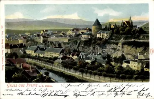 Ak Krems an der Donau in Niederösterreich, Panorama