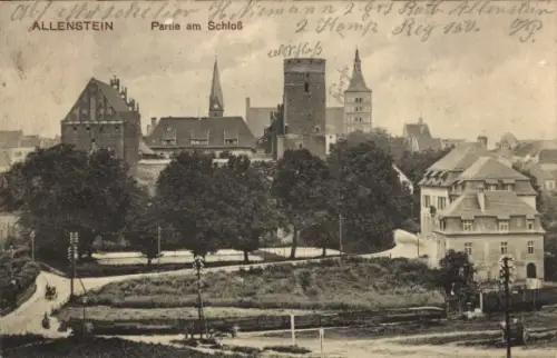 Ak Olsztyn Allenstein Ostpreußen, Schloss