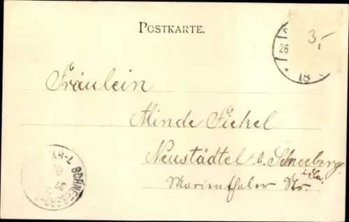 Ak Berlin Weißensee, Eingang zum Schlosspark, Denkmal